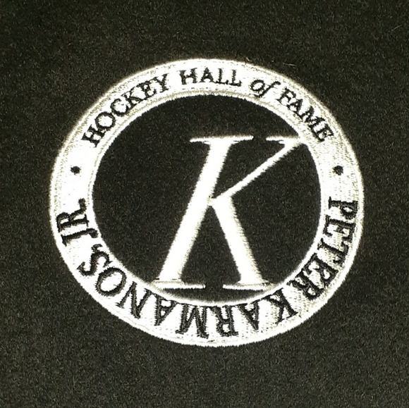 Hockey Hall Of Fame Peter Karmanos Jr Issued Cashmere Scarf Carolina Hurricanes - Picture 2 of 4